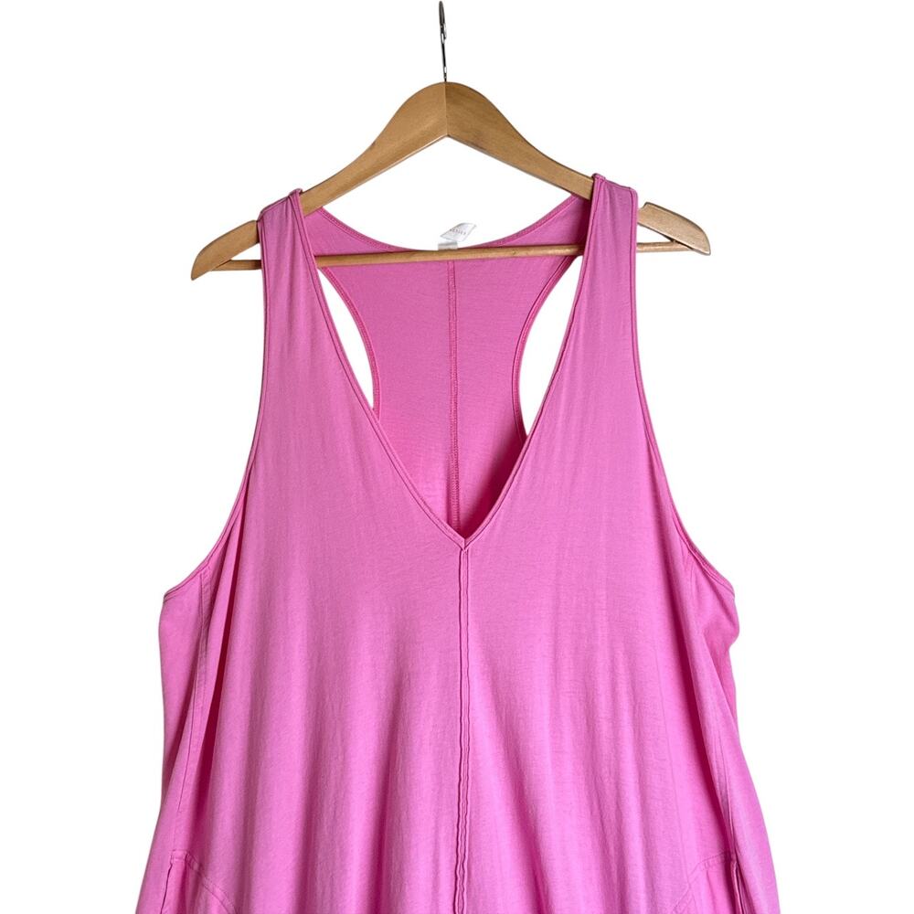 Daily Practice By Anthropology Bubble Hem Mini Dress Pink Women's Size XL - Picture 3 of 7